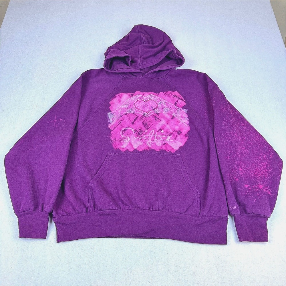DSG Swiftie Graphic Hoodie Purple Taylor Era Fan Sweatshirt Womens Medium